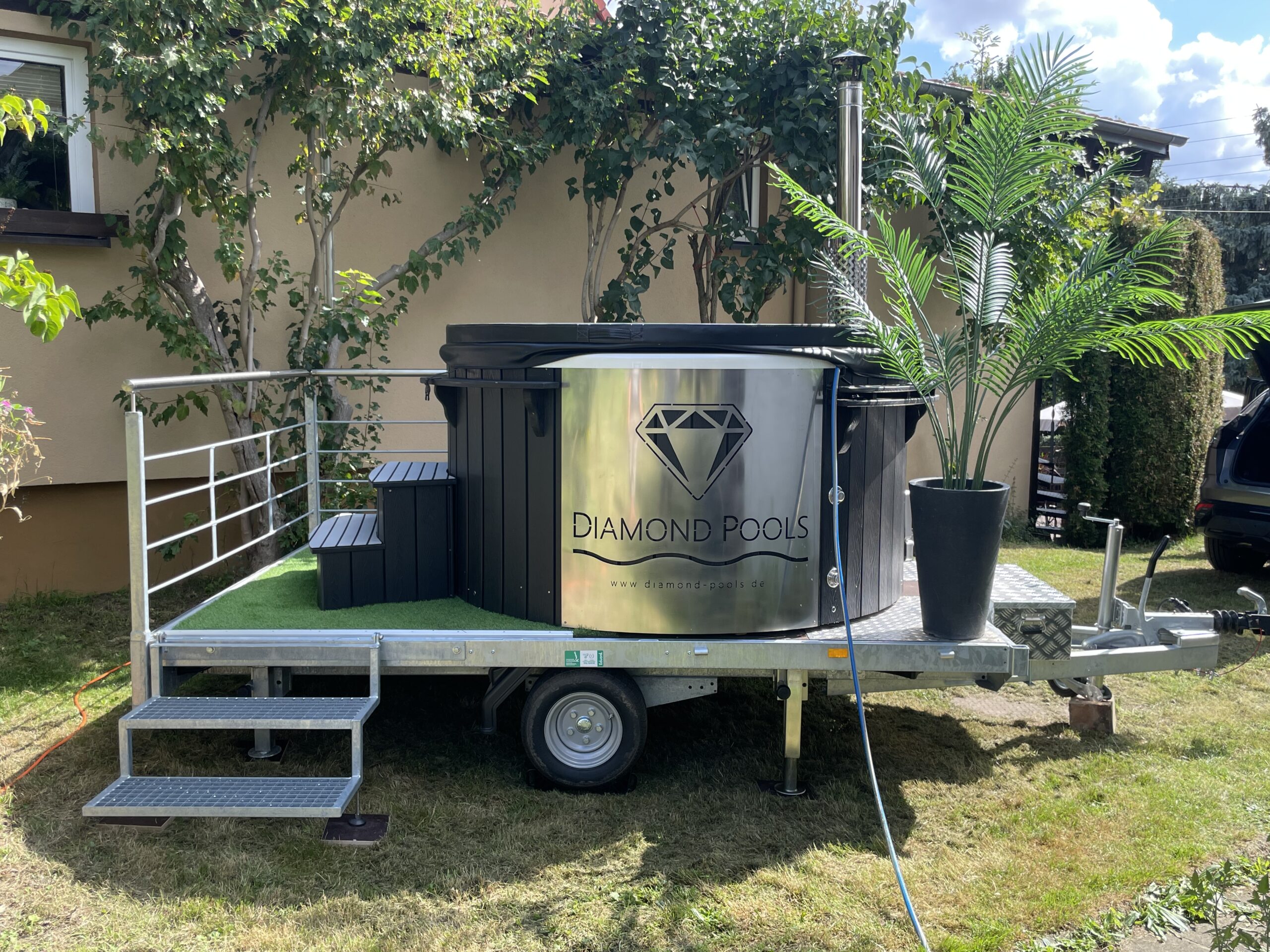 Mobiler Hot Tub für besondere Anlässe
